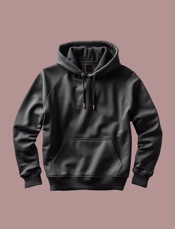 Black Hoodie Mockup